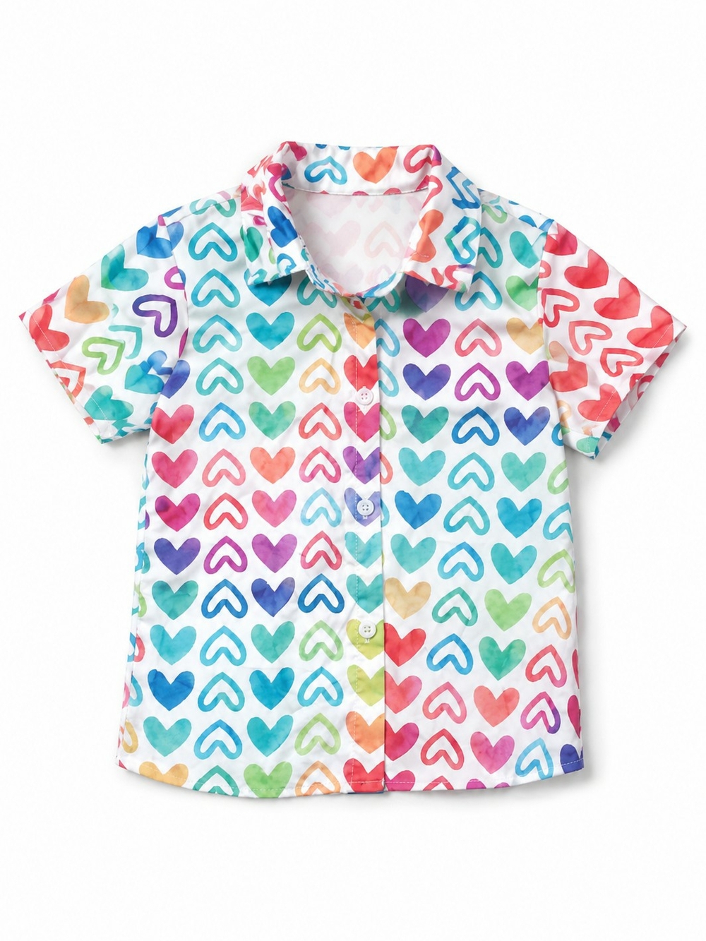 5t Button Up Colorful Boys Shirts - Picture 2 of 3